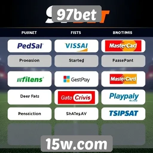 Métodos de pagamento disponíveis no 97bet